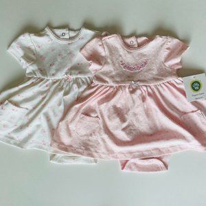 NWT Little Me organic baby girl dress 3 months